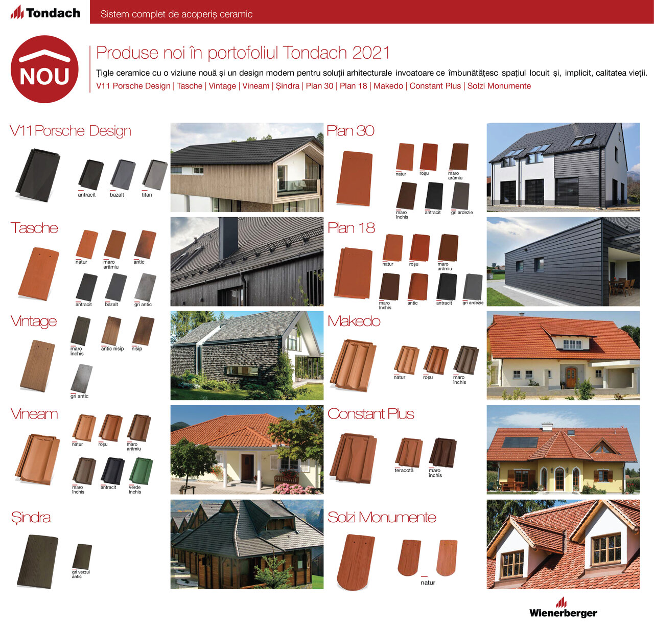 Țigle ceramice noi &icirc;n portofoliul Tondach