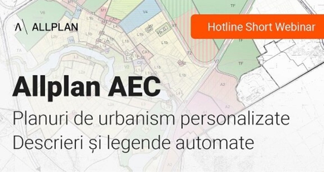Poza produs Hotline Webinar 31.03 | Allplan AEC - Personalizarea planurilor de urbanism