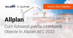 Cum folosesti paleta interactiva Obiecte in Allplan AEC 2022