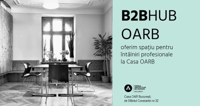Poza produs B2BhubOARB - proiect-pilot pentru întâlnirile profesionale ale arhitecților OAR