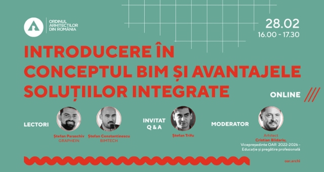 Poza produs Webinar pe Zoom „Introducere în conceptul BIM și avantajele soluțiilor integrate”