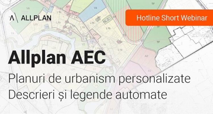 Poza produs Hotline Webinar 31.03 | Allplan AEC - Personalizarea planurilor de urbanism