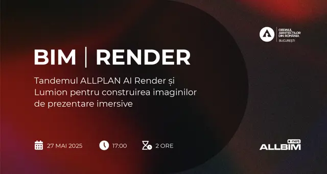 Poza produs Tandemul ALLPLAN AI Render si Lumion pentru construirea imaginilor de prezentare imersive