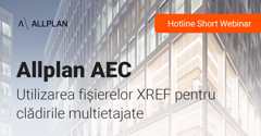 Utilizarea fișierelor XREF pentru clădirile multietajate
