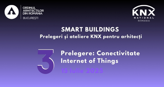 Poza produs Conectivitate, securitate, loT | Smart buildings - prelegeri și ateliere KNX pentru arhitecți