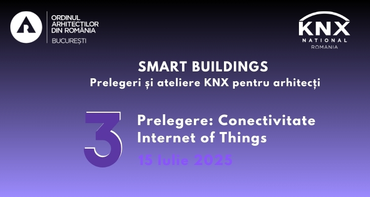 Poza produs Conectivitate, securitate, loT | Smart buildings - prelegeri și ateliere KNX pentru arhitecți