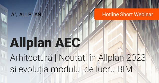 Poza produs Noutati in Allplan Arhitectura 2023