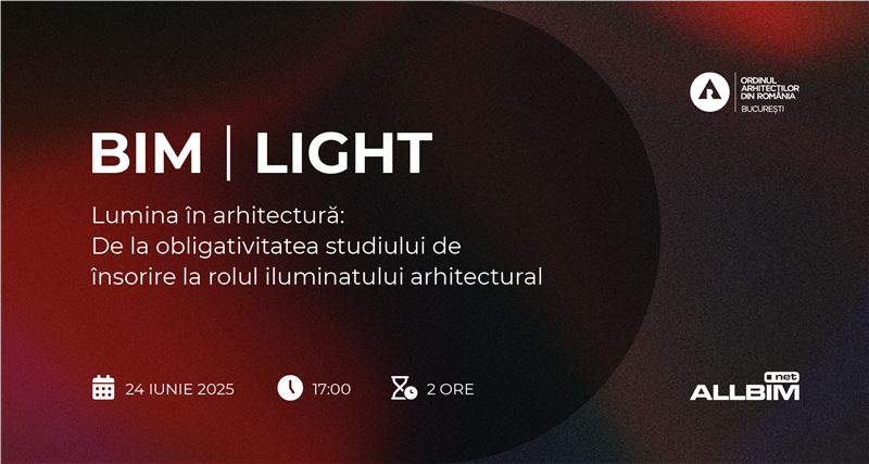 Poza produs BIM LIGHT | Lumina în arhitectură: de la obligativitatea studiului de însorire la rolul iluminatului arhitectural