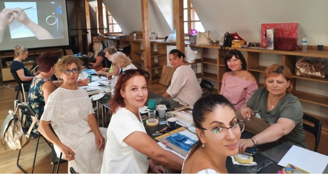 Poza produs Curs de desen și pictură în acuarelă în sediul OAR București