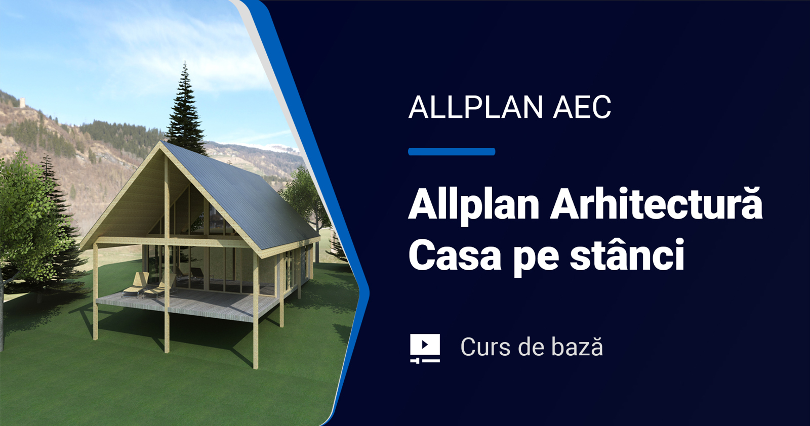 Poza produs Allplan Arhitectură - Casa pe stânci