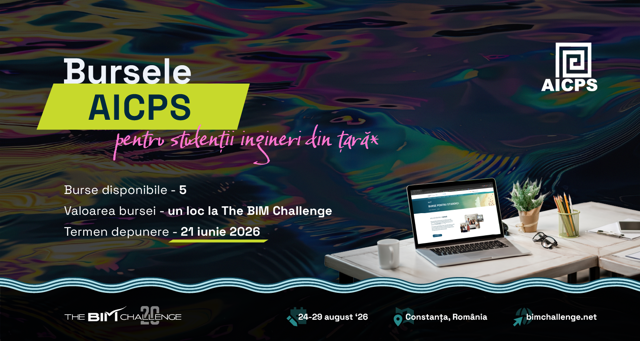 Poza produs Burse oferite de AICPS | The BIM Challenge 2026